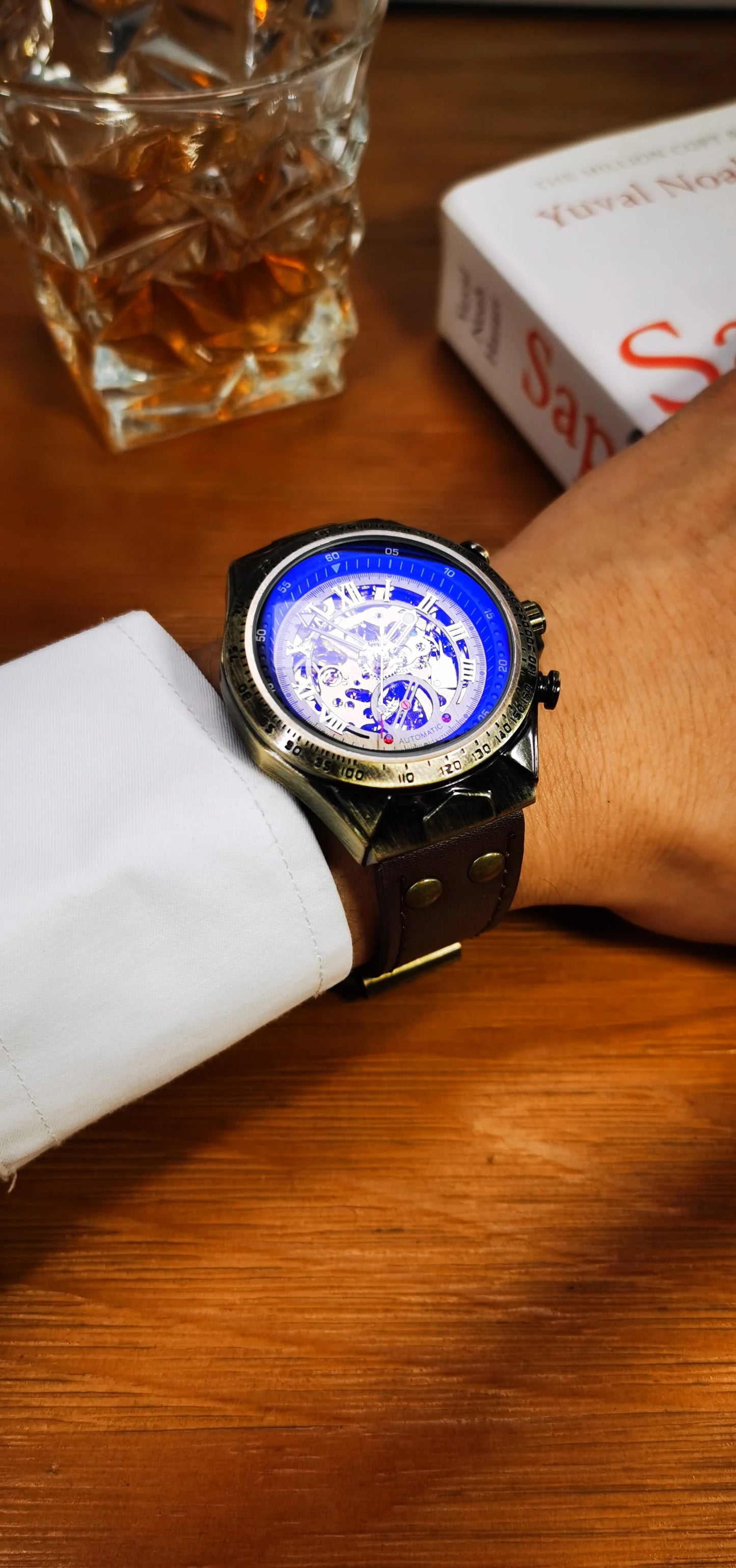 Relógio Automático Mecânico Retrô Masculino — Taboga Lifestyle