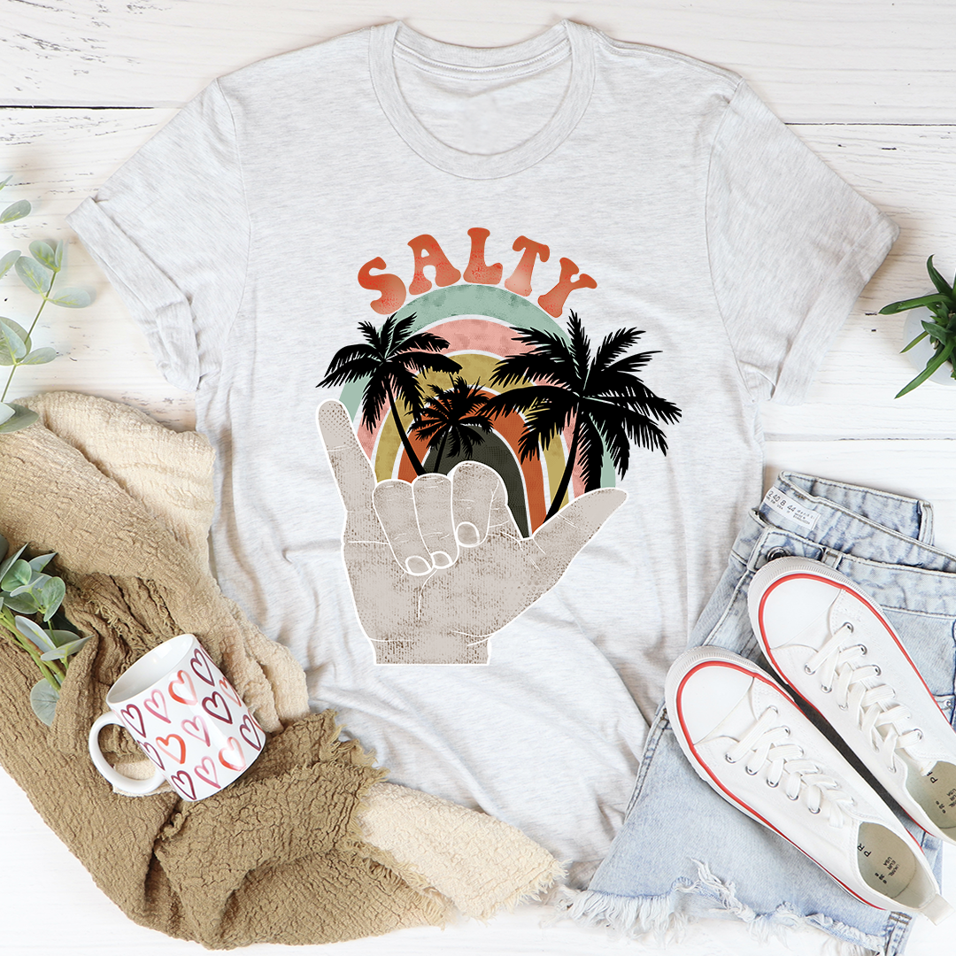 Camiseta Salty Tropical Print — Taboga Lifestyle