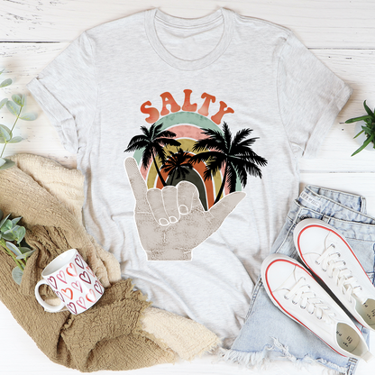 Salty Tropical Print T-Shirt — Taboga Lifestyle