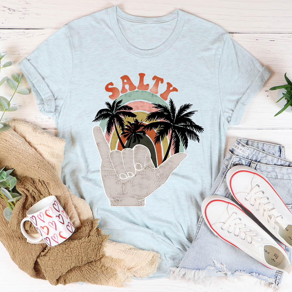 Camiseta Salty Tropical Print — Taboga Lifestyle