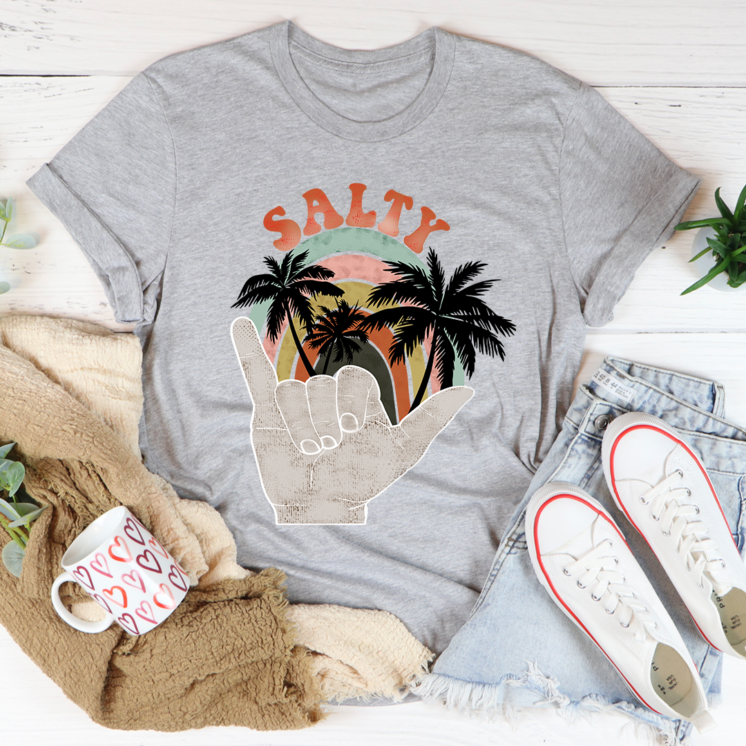 Camiseta Salty Tropical Print — Taboga Lifestyle