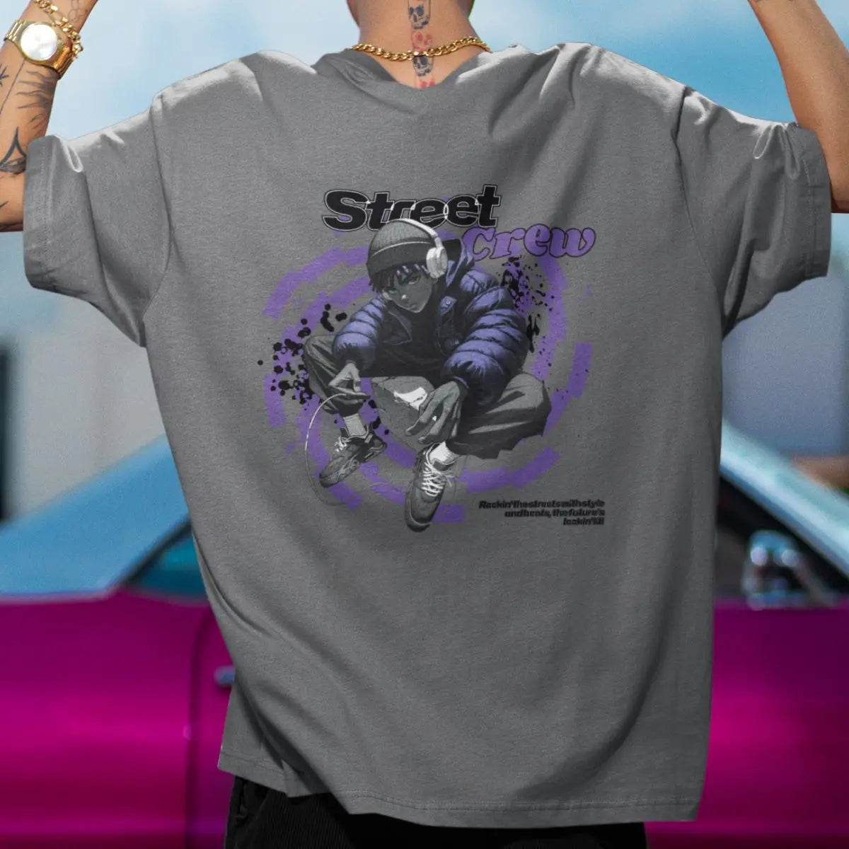 Camiseta GuGi Print Street Skateboard — Taboga Lifestyle