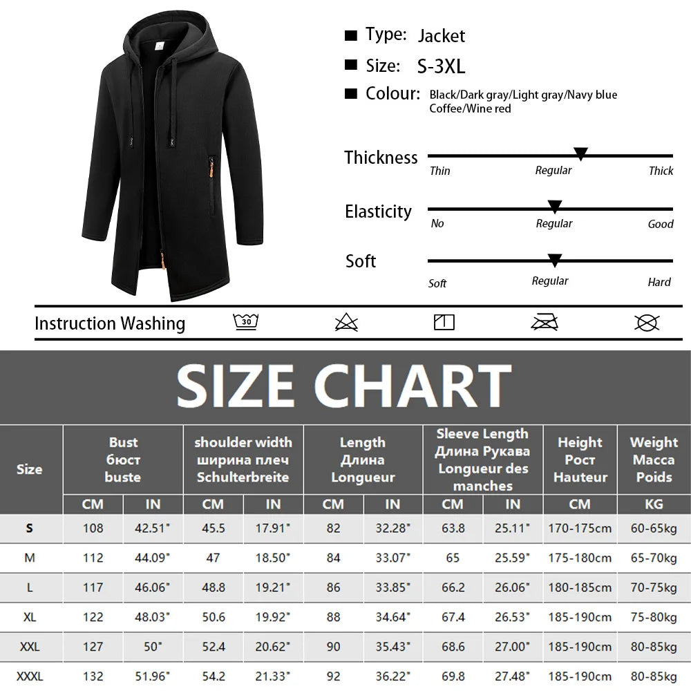 Moletom Masculino com Capuz e Zíper Oversized — Taboga Lifestyle