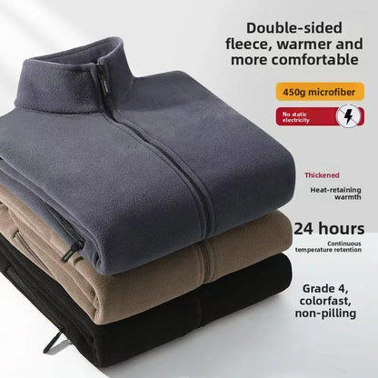 Jaqueta Fleece Masculina com Gola Alta — Taboga Lifestyle