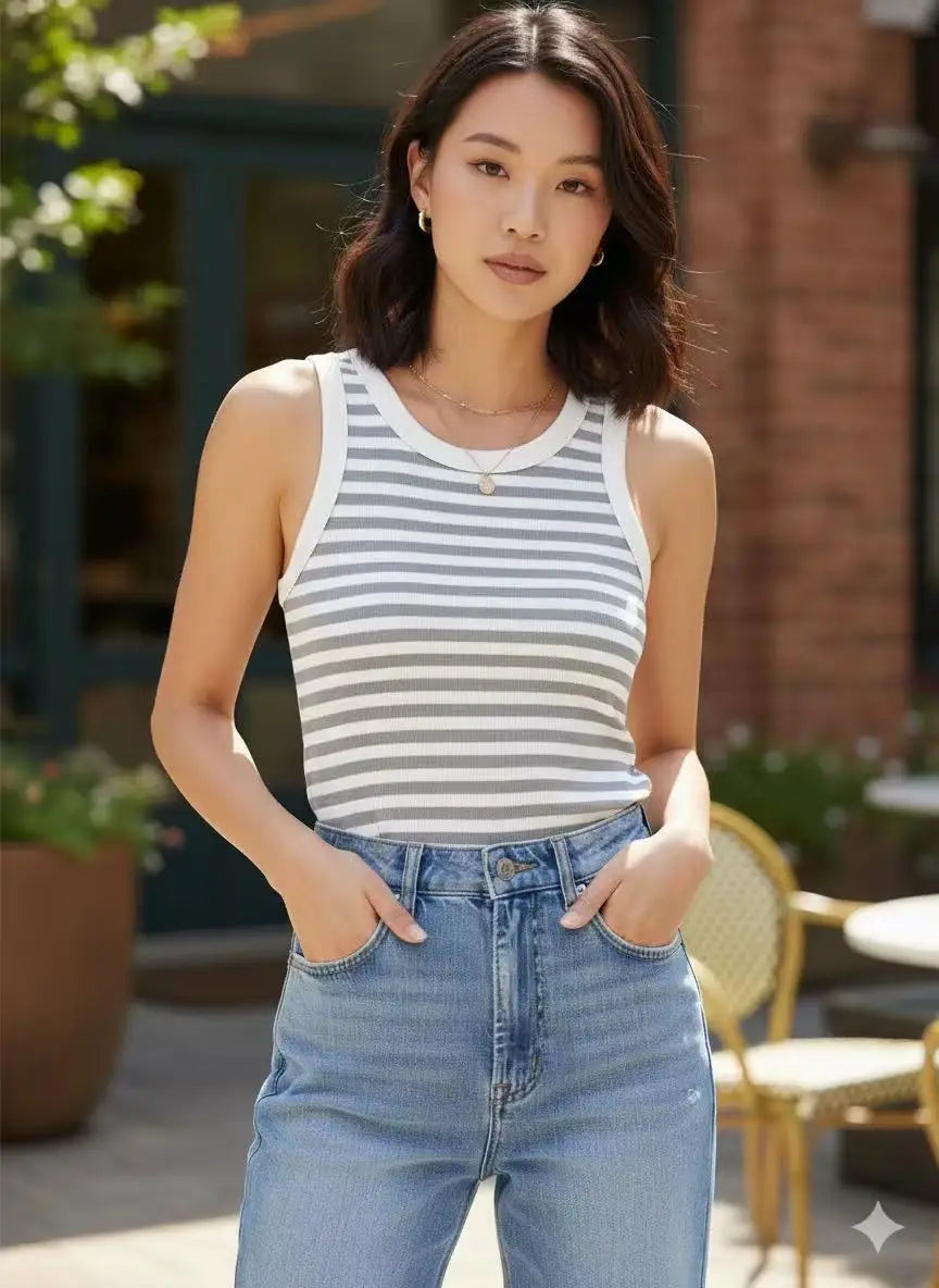 Tank Top Gola Redonda — Taboga Lifestyle