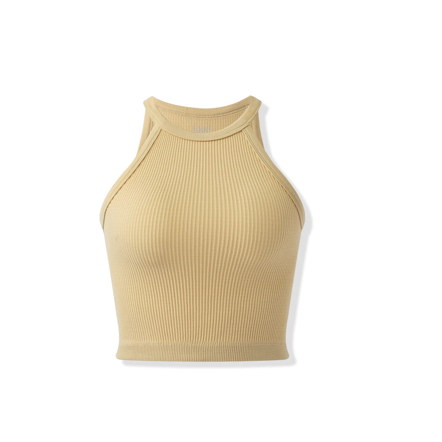 Cropped Canelado Feminino Gola Alta — Taboga Lifestyle