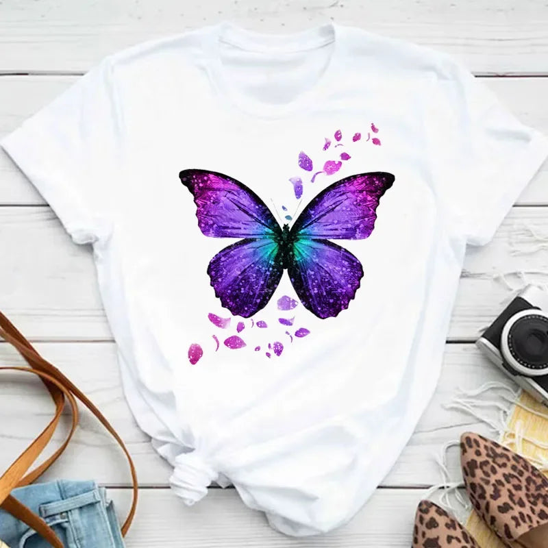 Butterfly Print Tee — Taboga Lifestyle