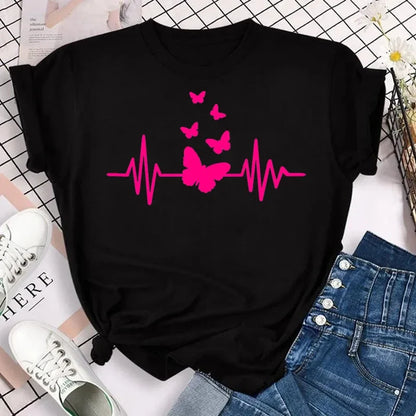 Butterfly Print Tee — Taboga Lifestyle