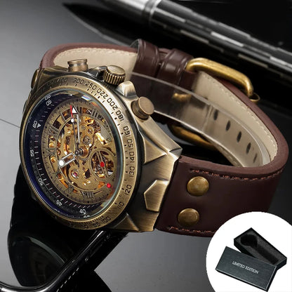 Relógio Automático Mecânico Retrô Masculino — Taboga Lifestyle
