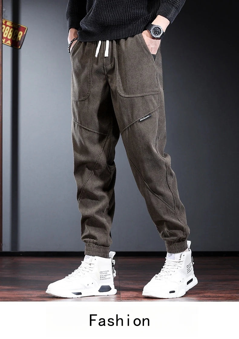 Calça Jogger Masculina Fleece Taboga Lifestyle — Inverno Casual Oversized