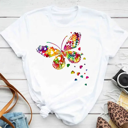 Butterfly Print Tee — Taboga Lifestyle