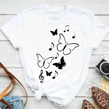 Butterfly Print Tee — Taboga Lifestyle