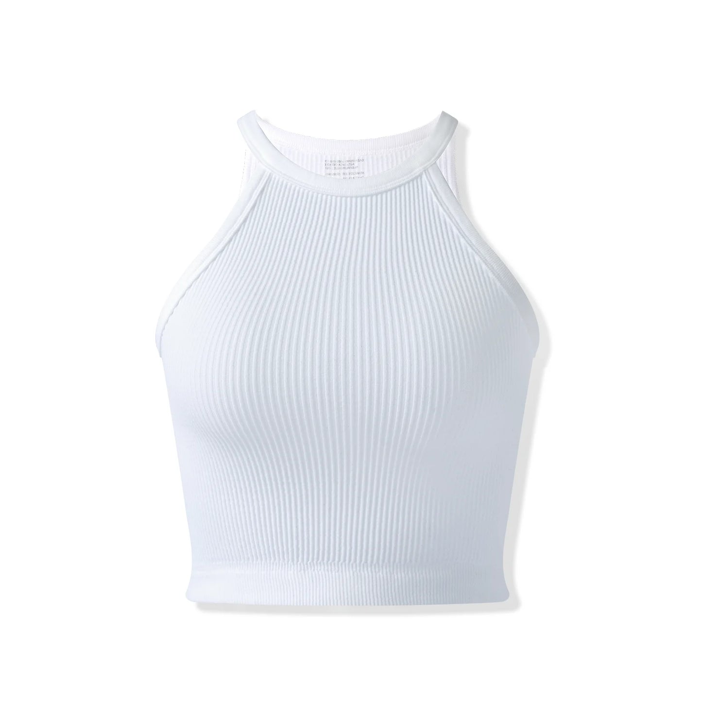 Cropped Canelado Feminino Gola Alta — Taboga Lifestyle