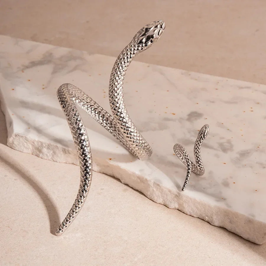 Conjunto Pulseira e Anel Cobra — Taboga Lifestyle