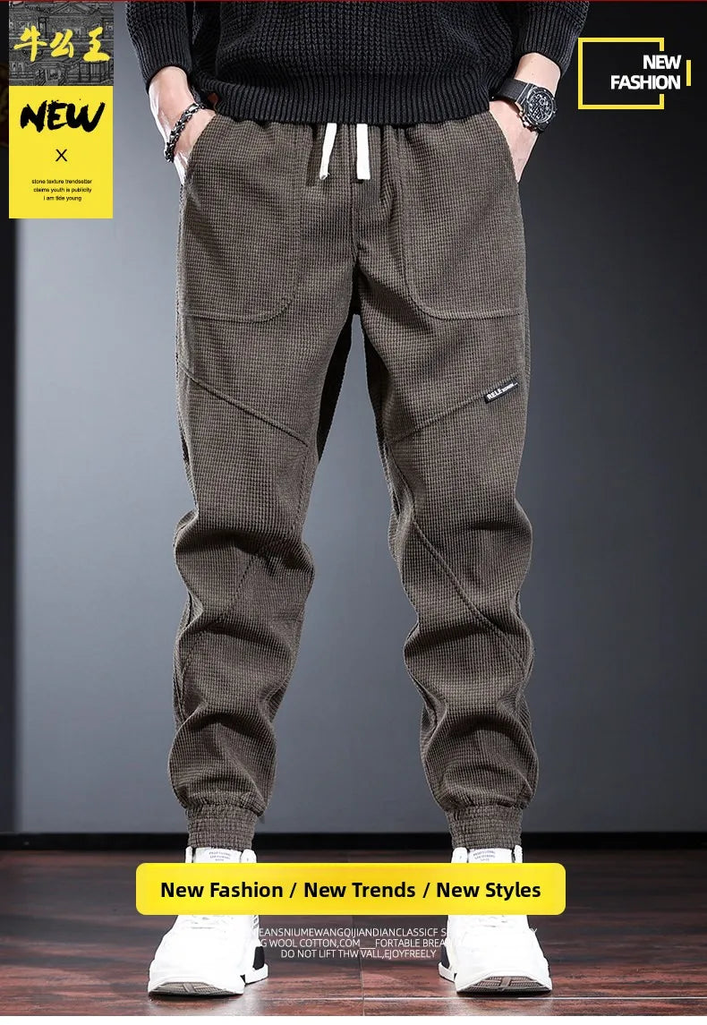 Calça Jogger Masculina Fleece Taboga Lifestyle — Inverno Casual Oversized