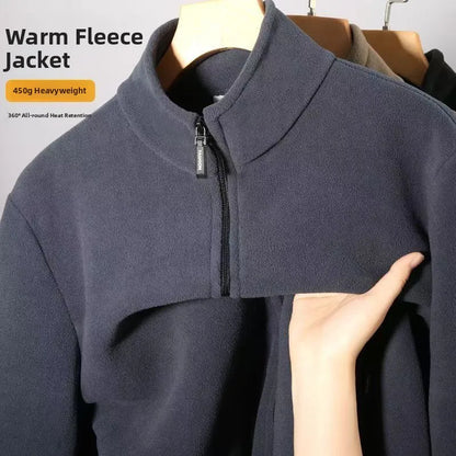 Jaqueta Fleece Masculina com Gola Alta — Taboga Lifestyle