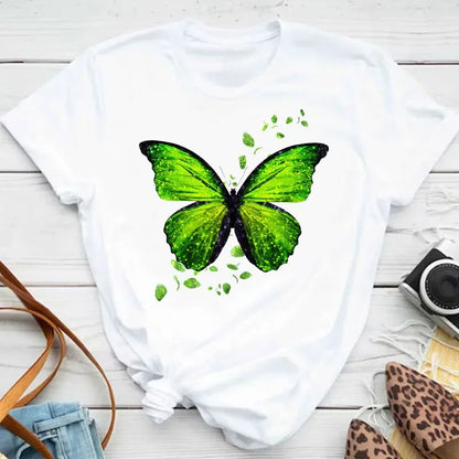 Butterfly Print Tee — Taboga Lifestyle