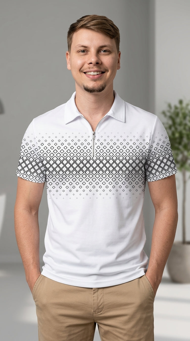 Polo Shirt Taboga Lifestyle — Branco