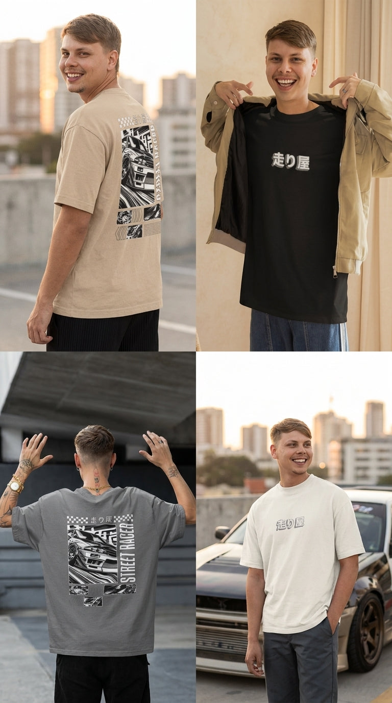GuGi Print Street Racer Tee — Taboga Lifestyle
