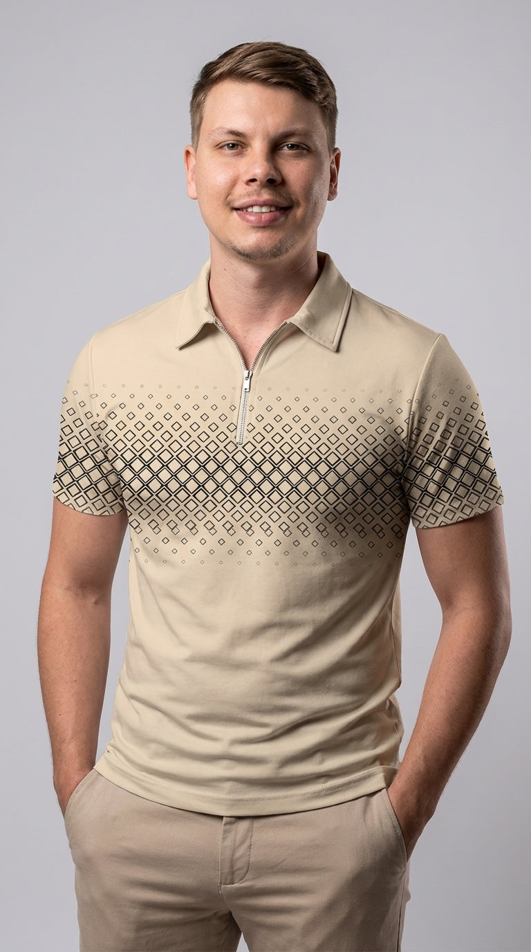 Polo Shirt Taboga Lifestyle — Bege