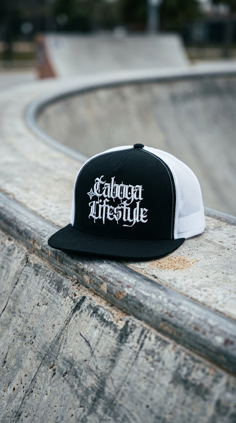 Taboga Premium Streetwear Cap worn by model, streetwear lifestyle photo
