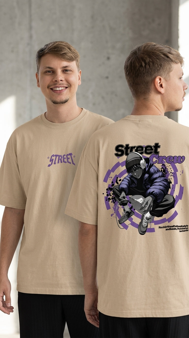 Camiseta GuGi Print Street Skateboard — Taboga Lifestyle