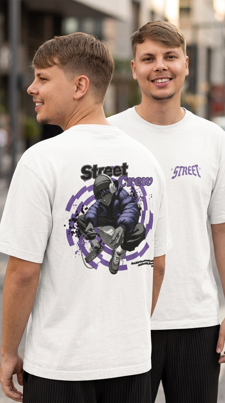 Camiseta GuGi Print Street Skateboard — Taboga Lifestyle