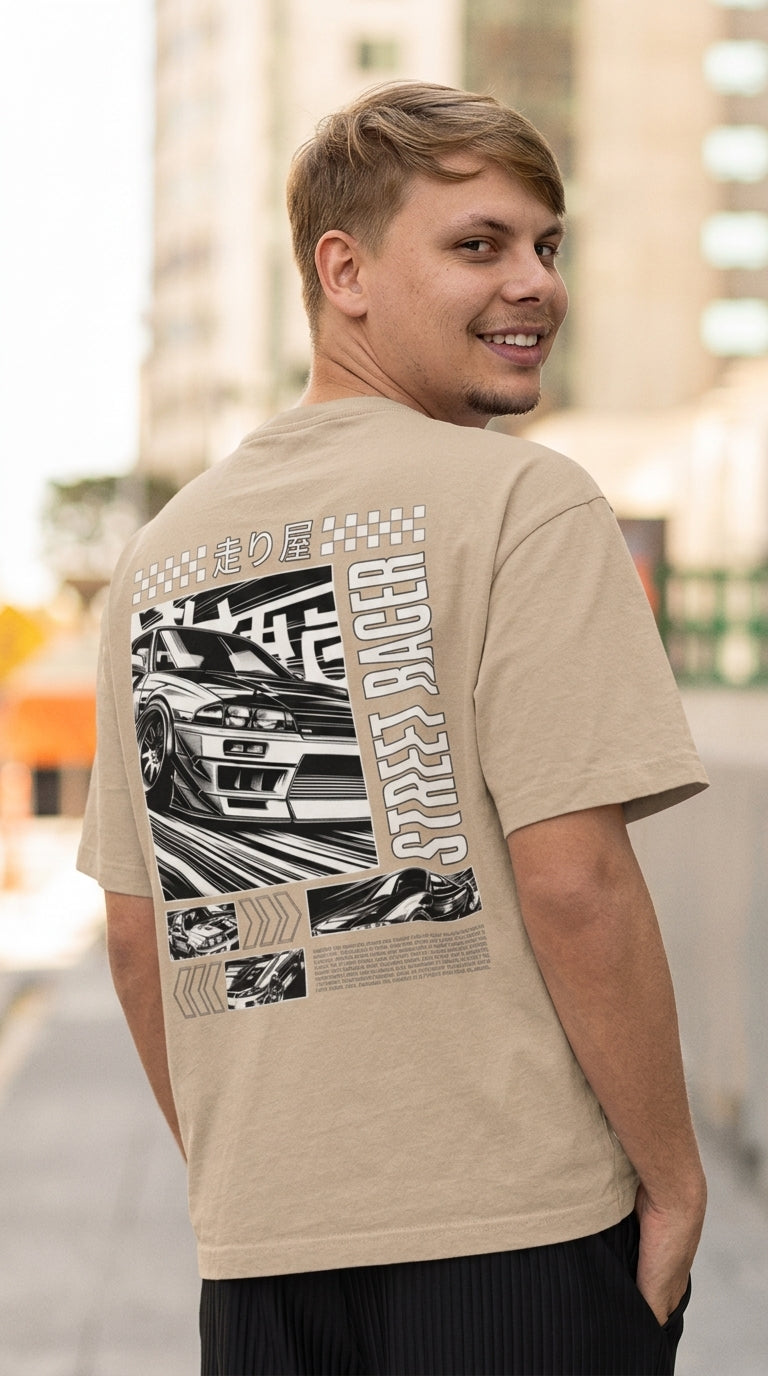 GuGi Print Street Racer Tee — Taboga Lifestyle