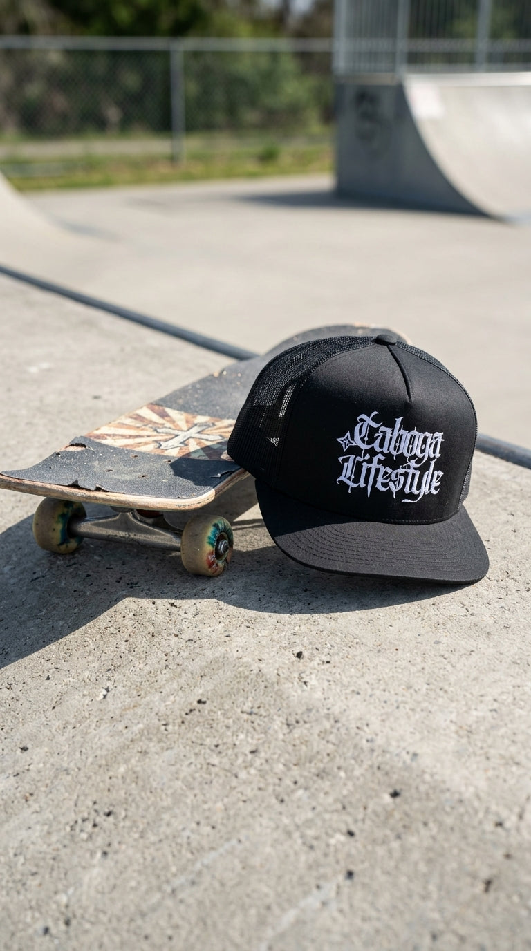 Taboga Premium Streetwear Cap worn by model, effortless street style