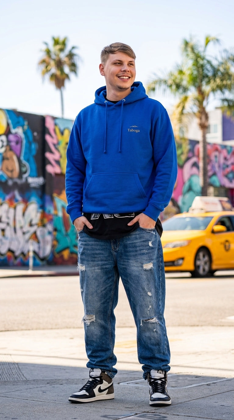 Streetwear Sweatshirt Taboga Lifestyle, side profile view