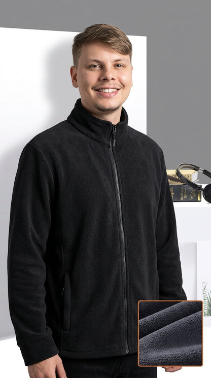 Jaqueta Fleece Masculina com Gola Alta — Taboga Lifestyle