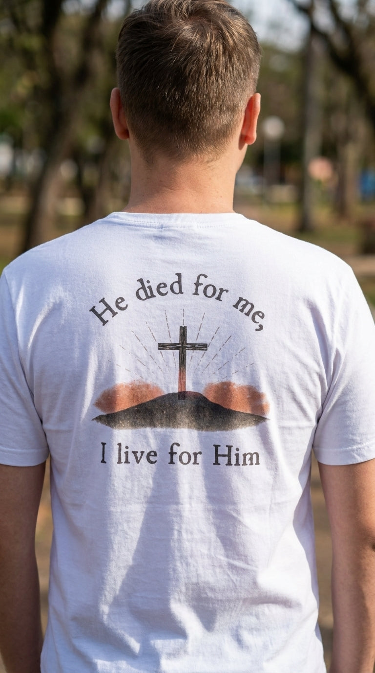 Faith Tee - Él Murió Por Mí, Yo Vivo Por Él - Taboga Lifestyle